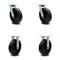 Service Caster 8 Inch Polyolefin Caster Set with Ball Bearings 2 Swivel 2 Rigid SCC-30CS820-POB-2-R820-2 - alternate 1